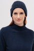 Unisex Merinomink Rib Beanie Zephyr/Dark Navy 0527