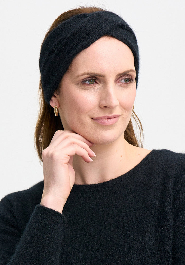 Womens Merinomink Hallie Headwarmer Jet 0602