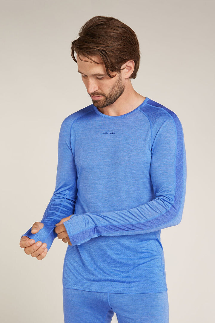 Mens 125 Zoneknit LS Crewe Thermal Baja/Brilliant 0A56H3