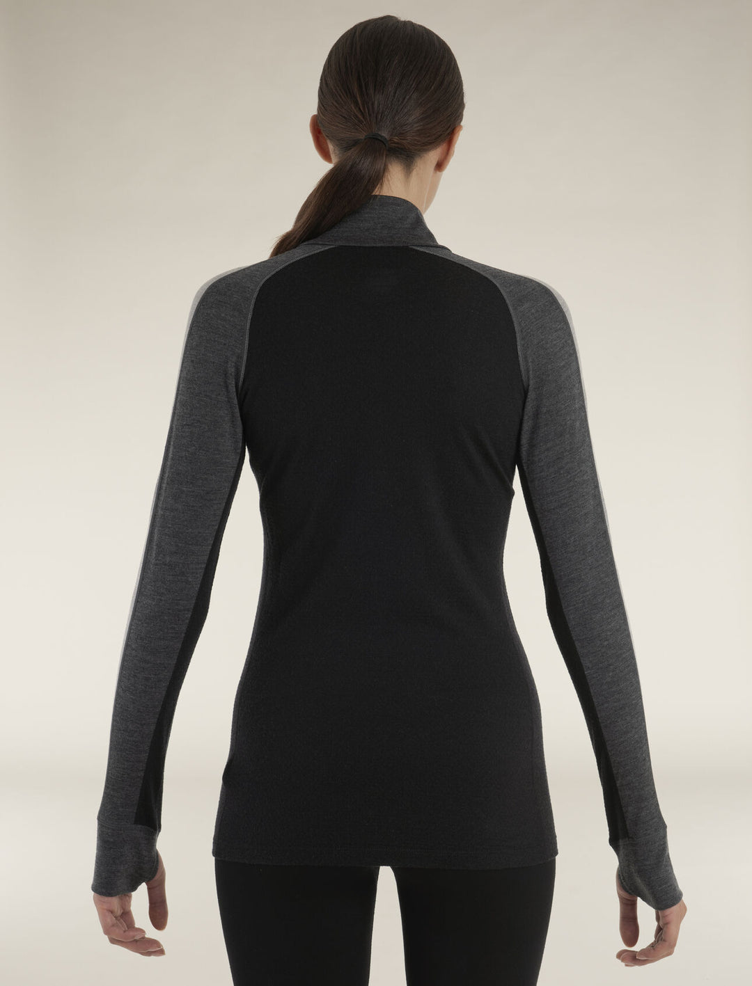 Womens 260 Zoneknit LS Half Zip Jet Heather 0A56HI
