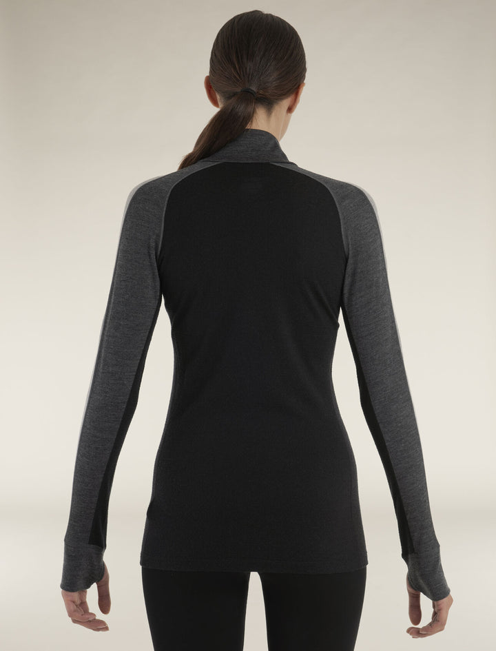 Womens 260 Zoneknit LS Half Zip Jet Heather 0A56HI