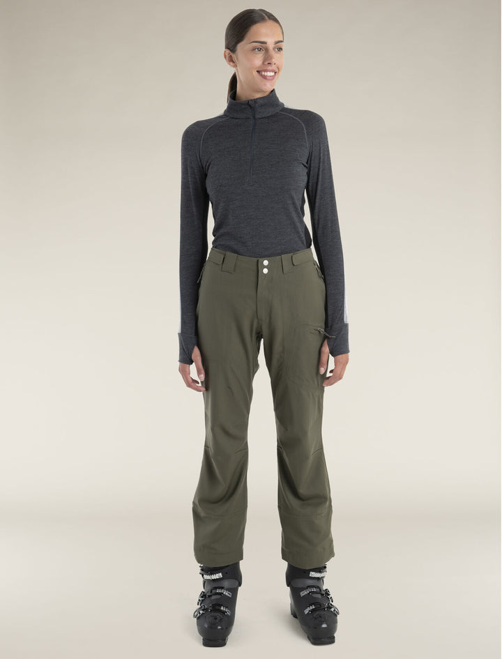 Womens 260 Zoneknit LS Half Zip Jet Heather 0A56HI