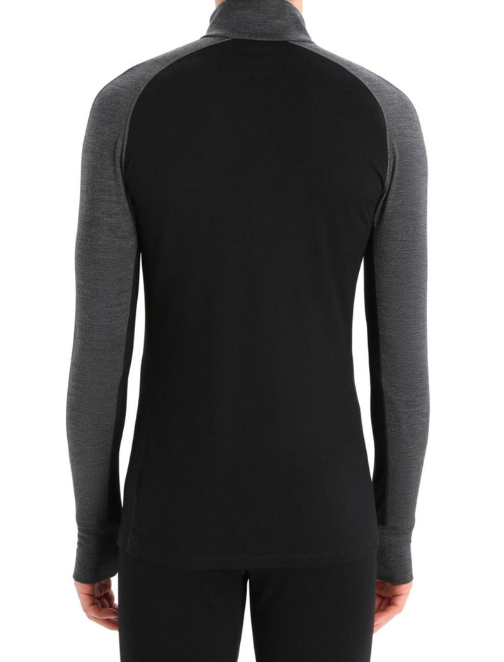 Mens 260 ZoneKnit™ Merino LS Half Zip Jet Heather 0A56HF