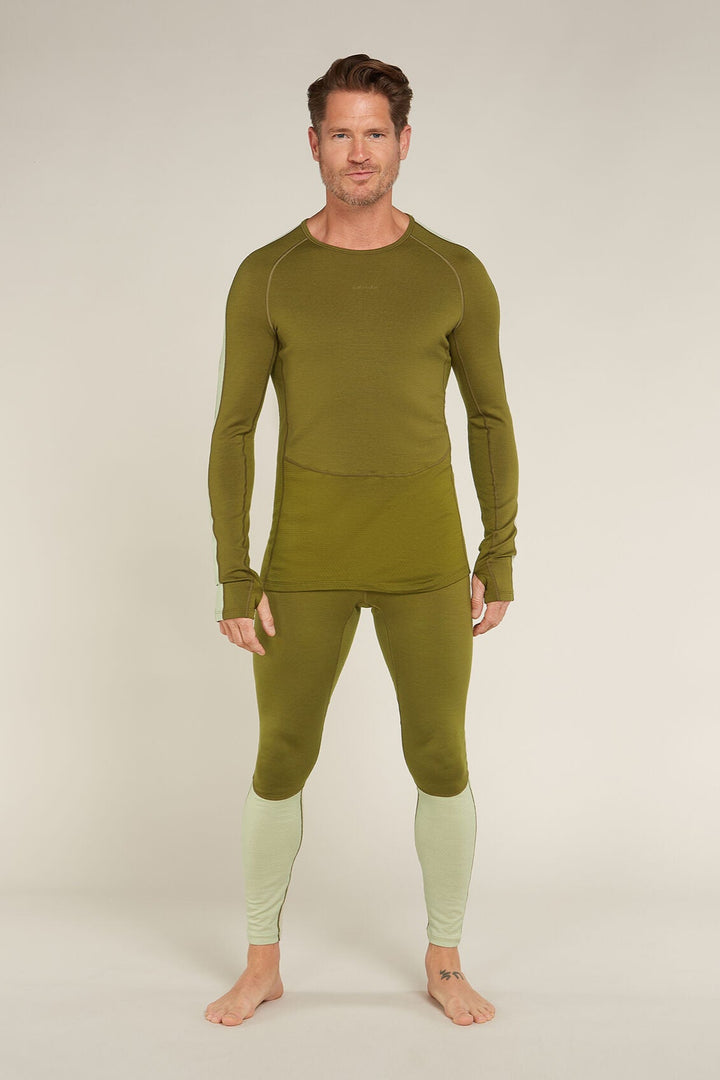 Mens 260 ZoneKnit™ Merino LS Crewe Thermal Top Algae/Ashen 0A56HH