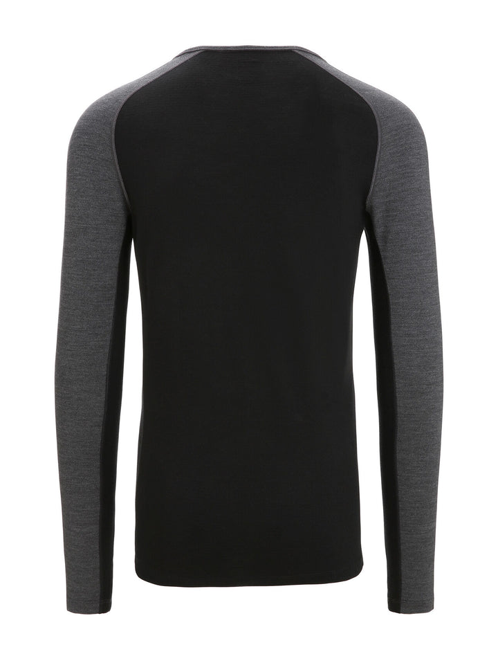 Mens 260 ZoneKnit™ Merino LS Crewe Thermal Top Jet Heather 0A56HH