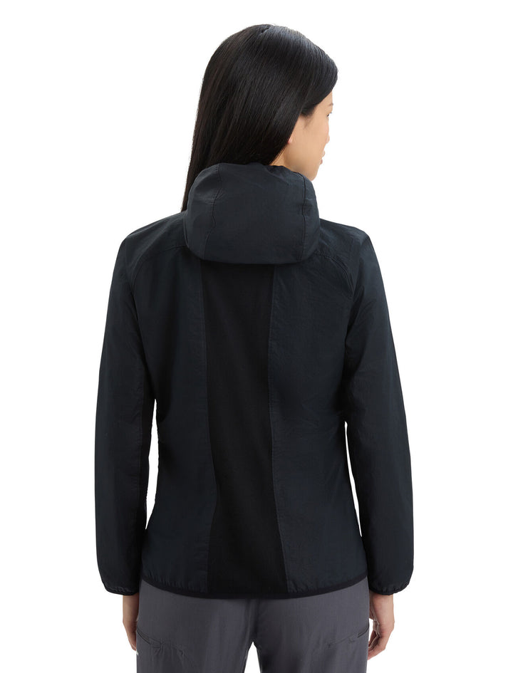 Womens Shell+™ Merino Cotton Windbreaker Black  0A56OC