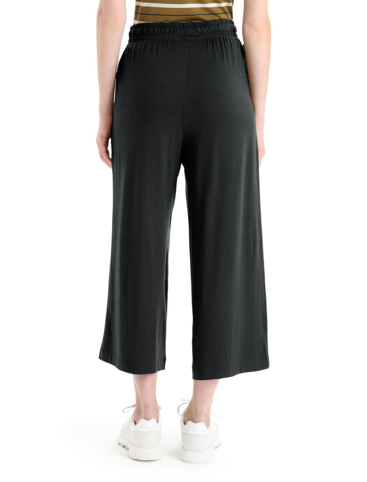 Womens Merino Granary Culottes Black 0A56OP