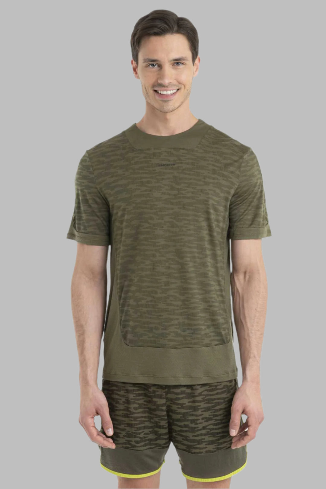Mens 125 ZoneKnit™ Merino Short Sleeve Tee IB Topo