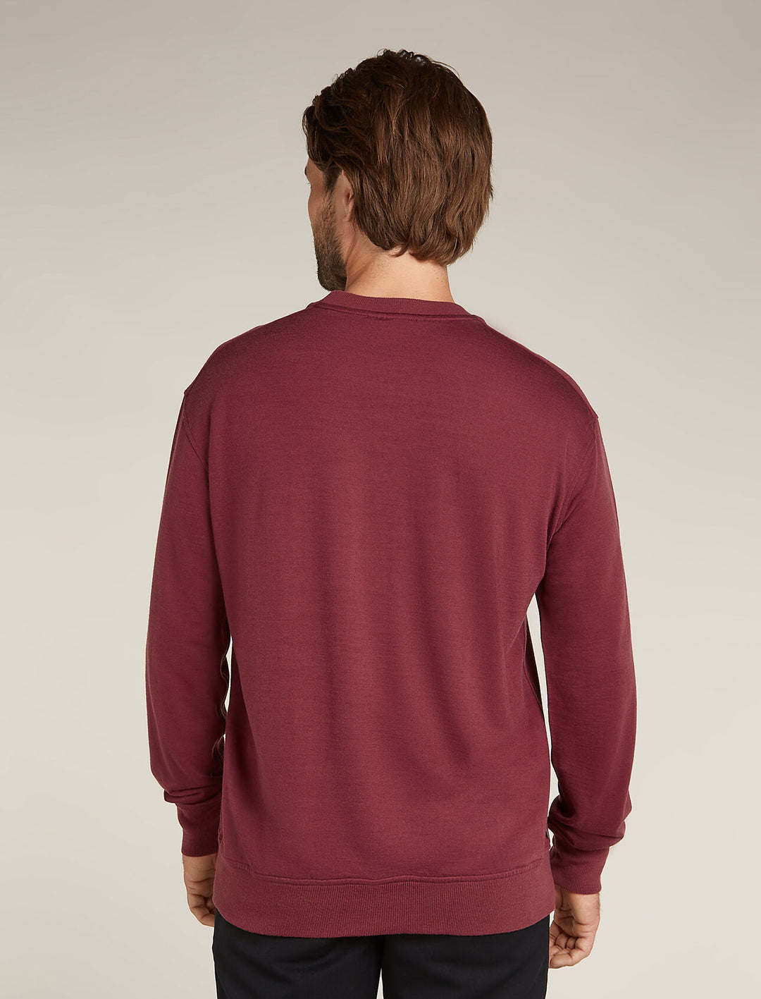 Mens Merino Shifter II Long Sleeve Sweatshirt Port 0A56QV