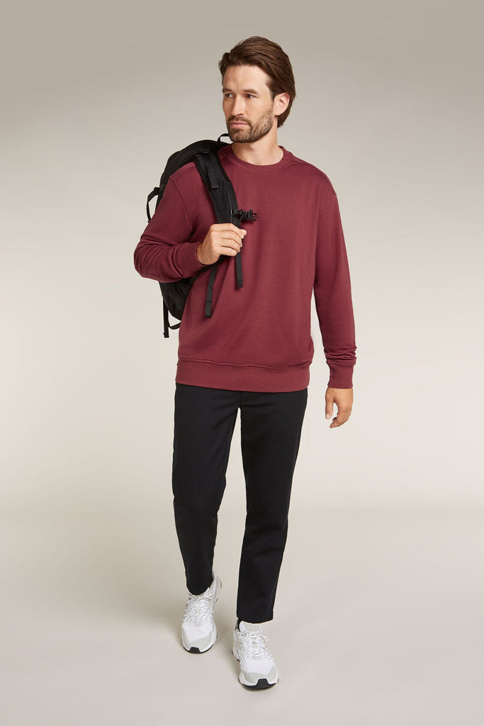 Mens Merino Shifter II Long Sleeve Sweatshirt Port 0A56QV