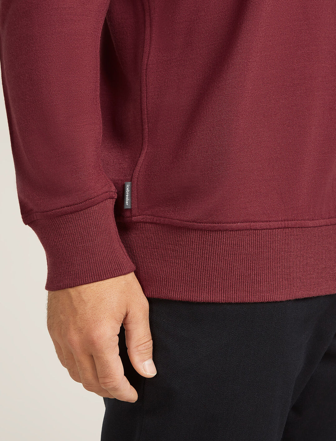 Mens Merino Shifter II Long Sleeve Sweatshirt Port 0A56QV