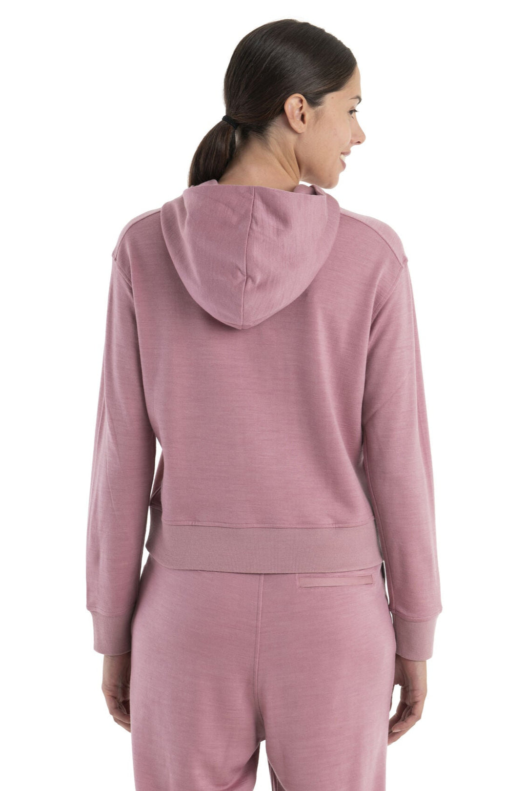 Womens Merino Crush II Long Sleeve Hoodie Crystal 0A56T6