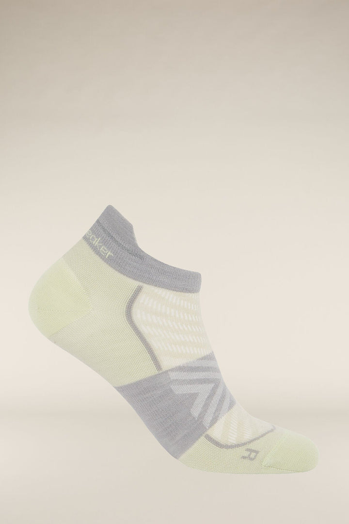 Mens Merino Blend Run+ Ultralight Micro Socks Ashen/Alloy 0A56VH
