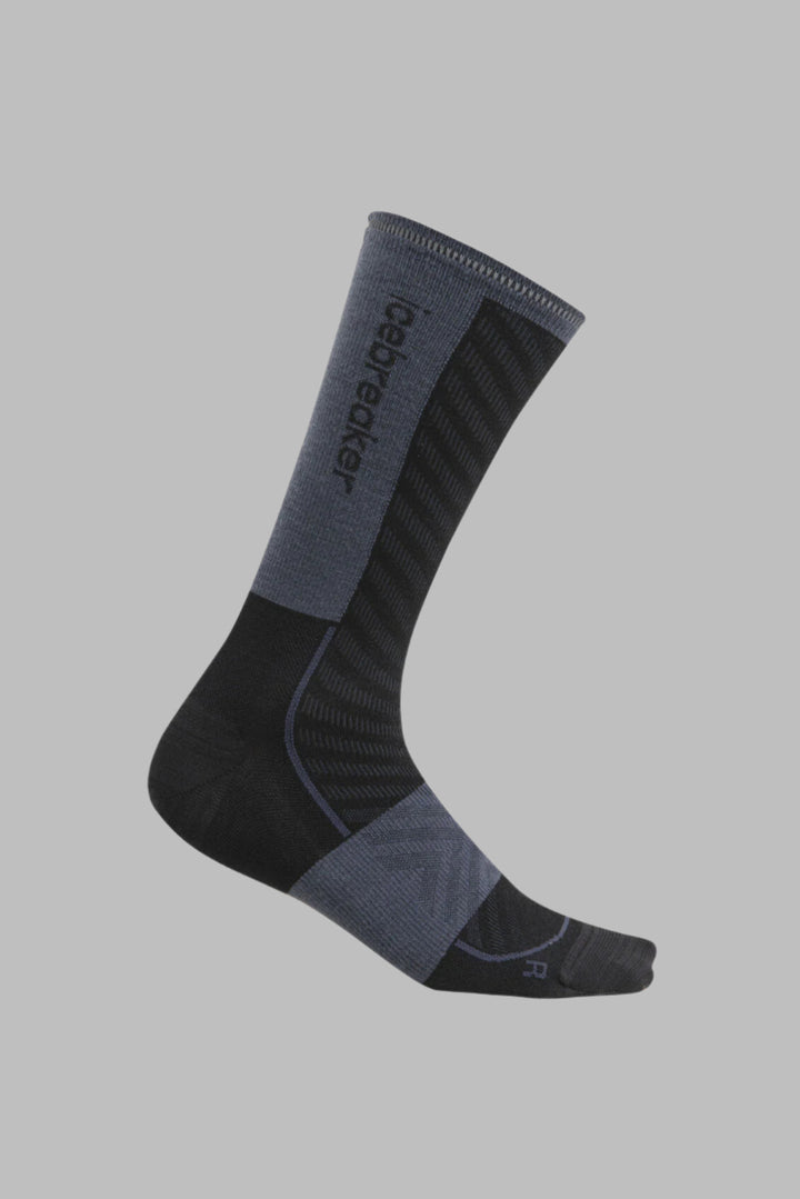 Mens Merino Blend Run+ Ultralight Crew Socks Black/Graphite 0A56VL