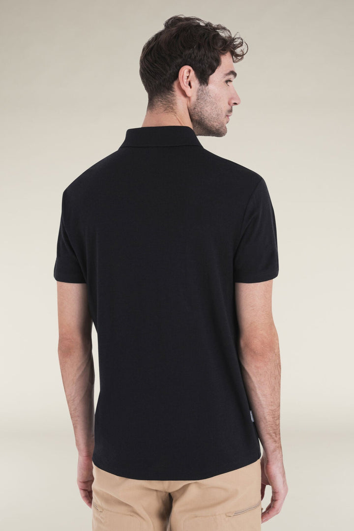 Mens Merino 150 Tech Lite Short Sleeve Polo Black 0A56WK