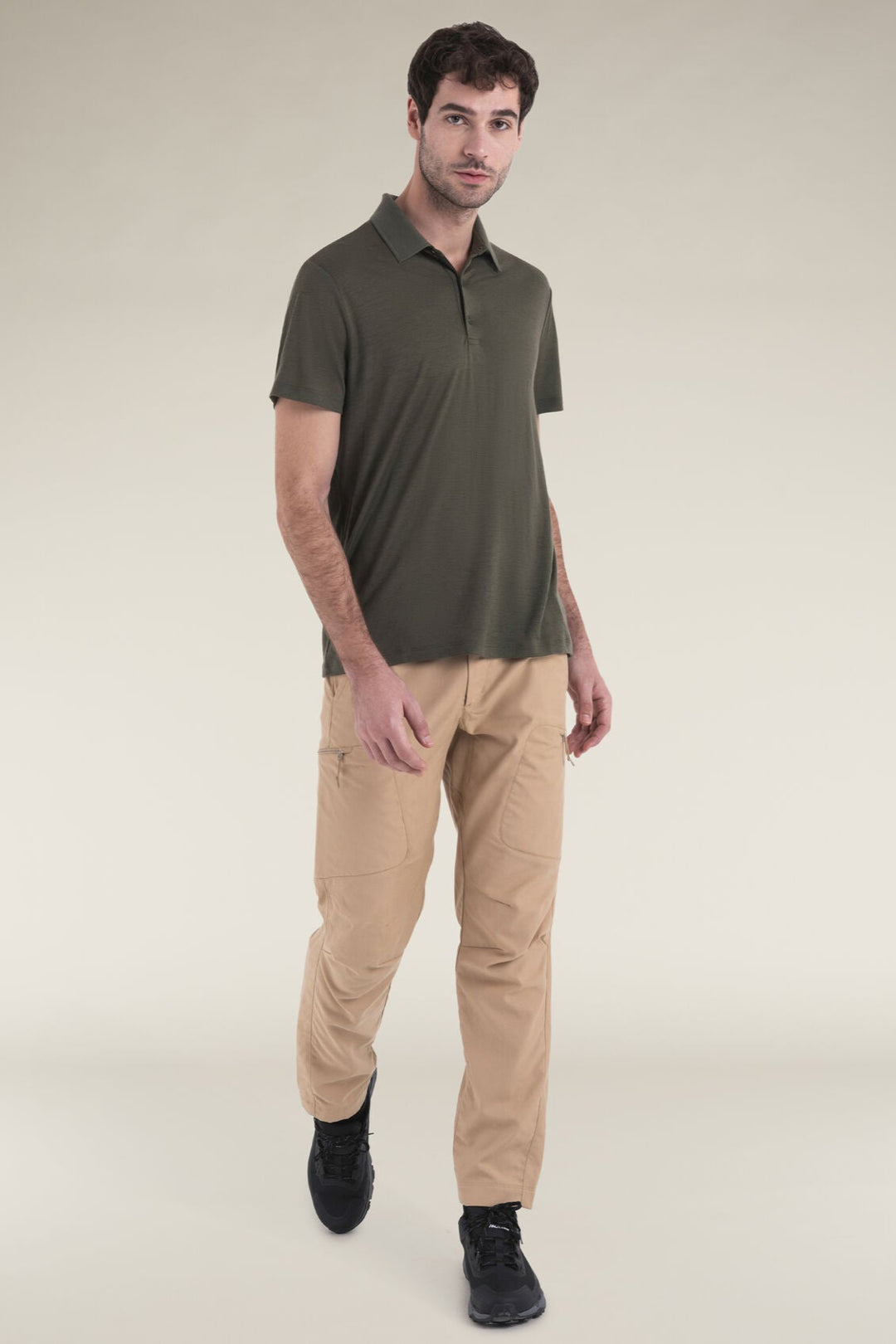 Mens Merino 150 Tech Lite Short Sleeve Polo Loden 0A56WK