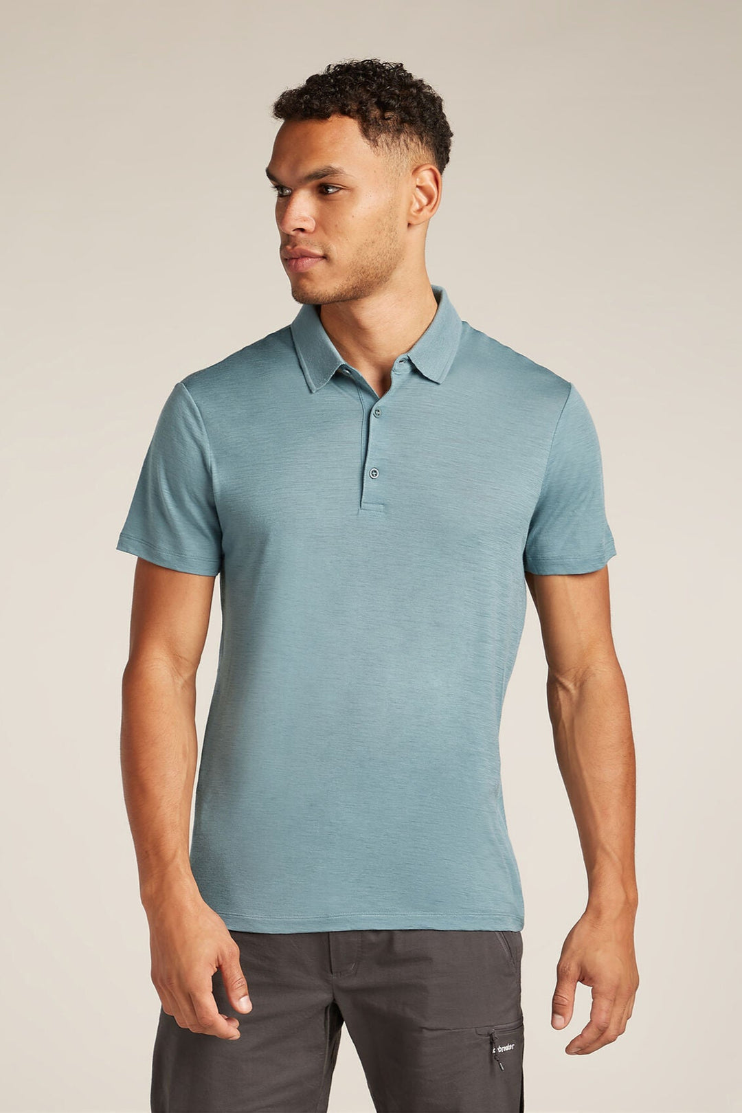 Mens Merino 150 Tech Lite Short Sleeve Polo Blue Ash 0A56WK