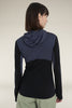 Womens Merino Blend 200 Realfleece™ Descender L S Zip Hoodie Graphite Black BA56YN