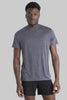 Mens Merino Blend 125 Cool-Lite Sphere SS Tee T-Shirt Midnight Heather 0A56ZM