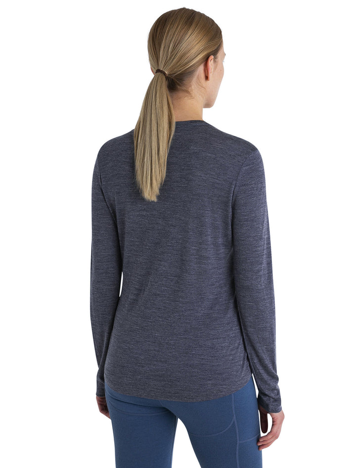 Womens 125 Cool-Lite™ Sphere III LS Tee Midnight Heather 0A56ZN