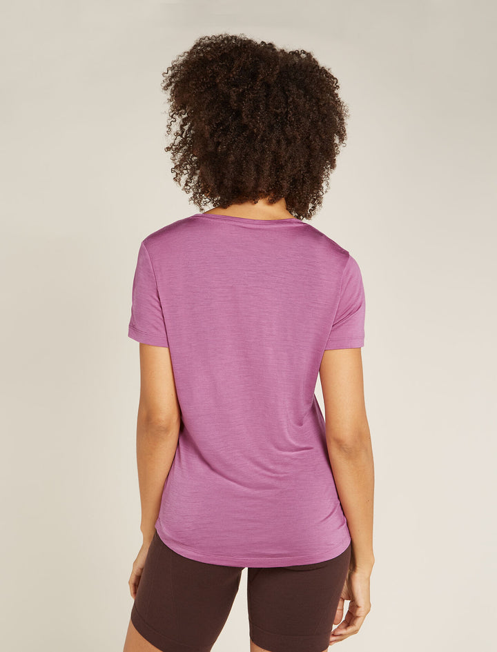 Womens Merino Blend 125 Cool-Lite™ Sphere lll S S  Scoop  T-Shirt Deco 0A56ZP