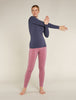 Womens Merino Blend 260 ZoneKnit™ Seamless LS Crewe Thermal  Graphite 0A571G