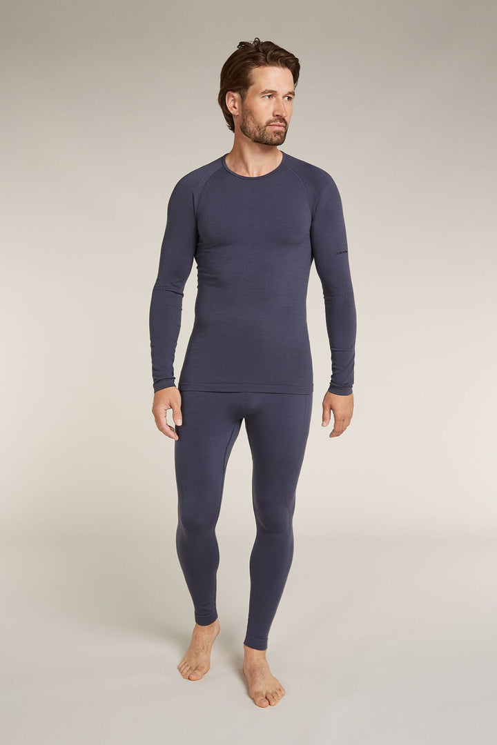 Mens Merino Blend 260 ZoneKnit™ Seamless LS Crewe Thermal Top Graphite  0A571H