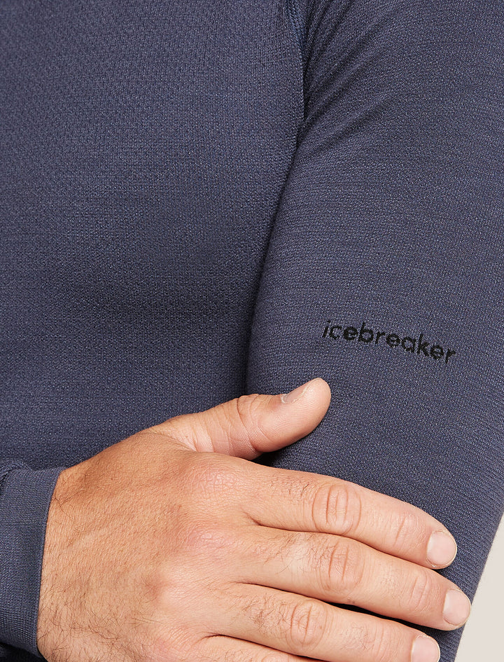 Mens Merino Blend 260 ZoneKnit™ Seamless LS Crewe Thermal Top Graphite  0A571H