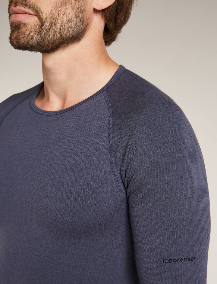 Mens Merino Blend 260 ZoneKnit™ Seamless LS Crewe Thermal Top Graphite  0A571H