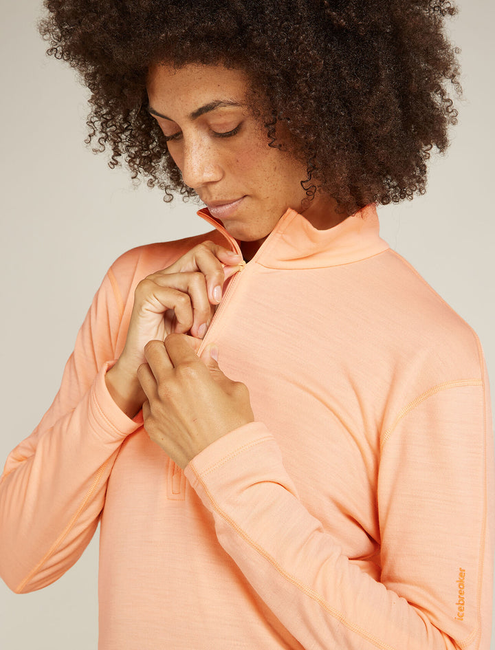 Womens Merino 360 Realfleece™ Elemental LS Half Zip Jacket Sunstone 0A571R