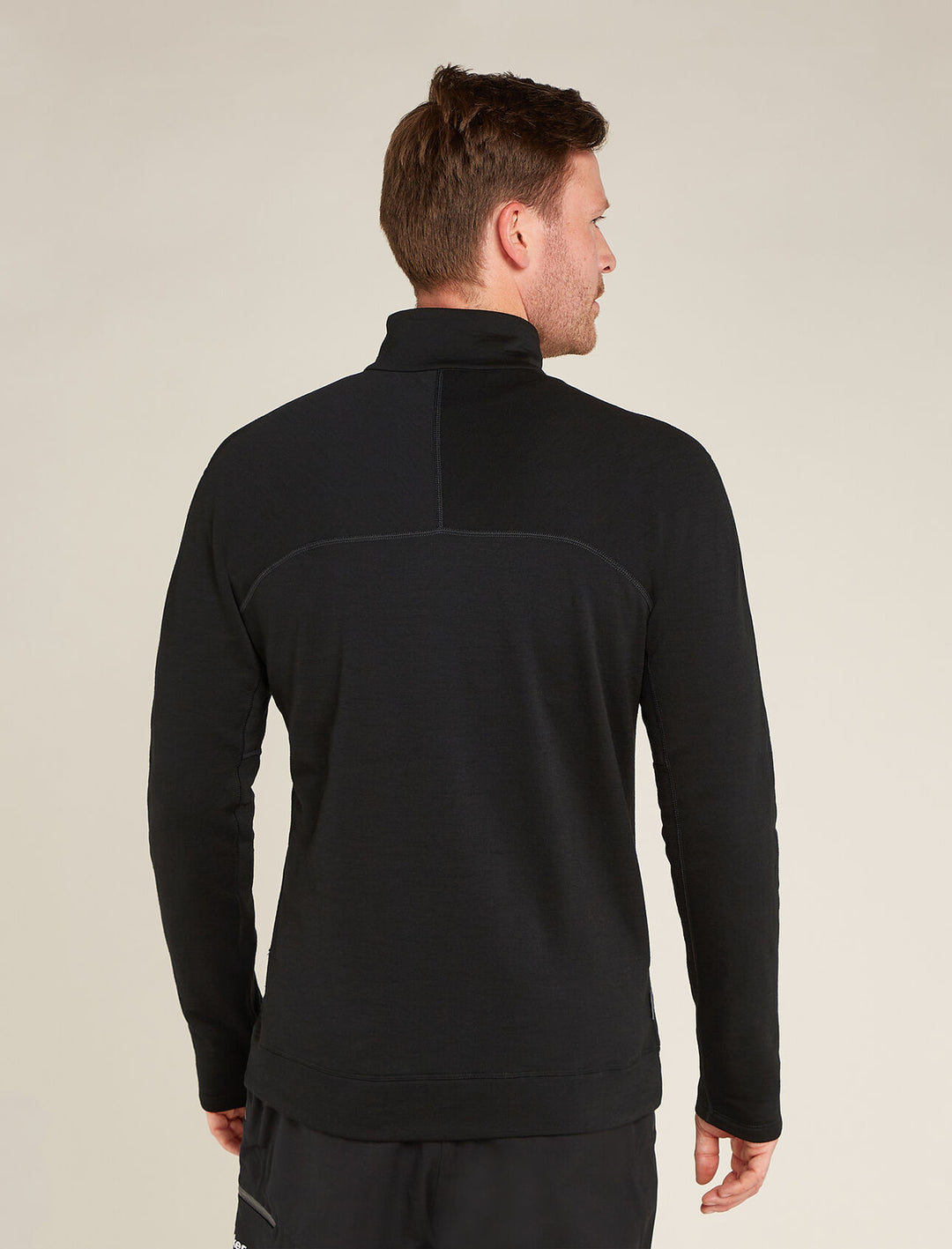 Mens Merino 360 Realfleece™ Elemental Long Sleeve Half Zip  Black  0A571S