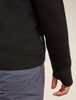Mens Merino 360 Realfleece™ Elemental Long Sleeve Zip Hoodie Black 0A571U