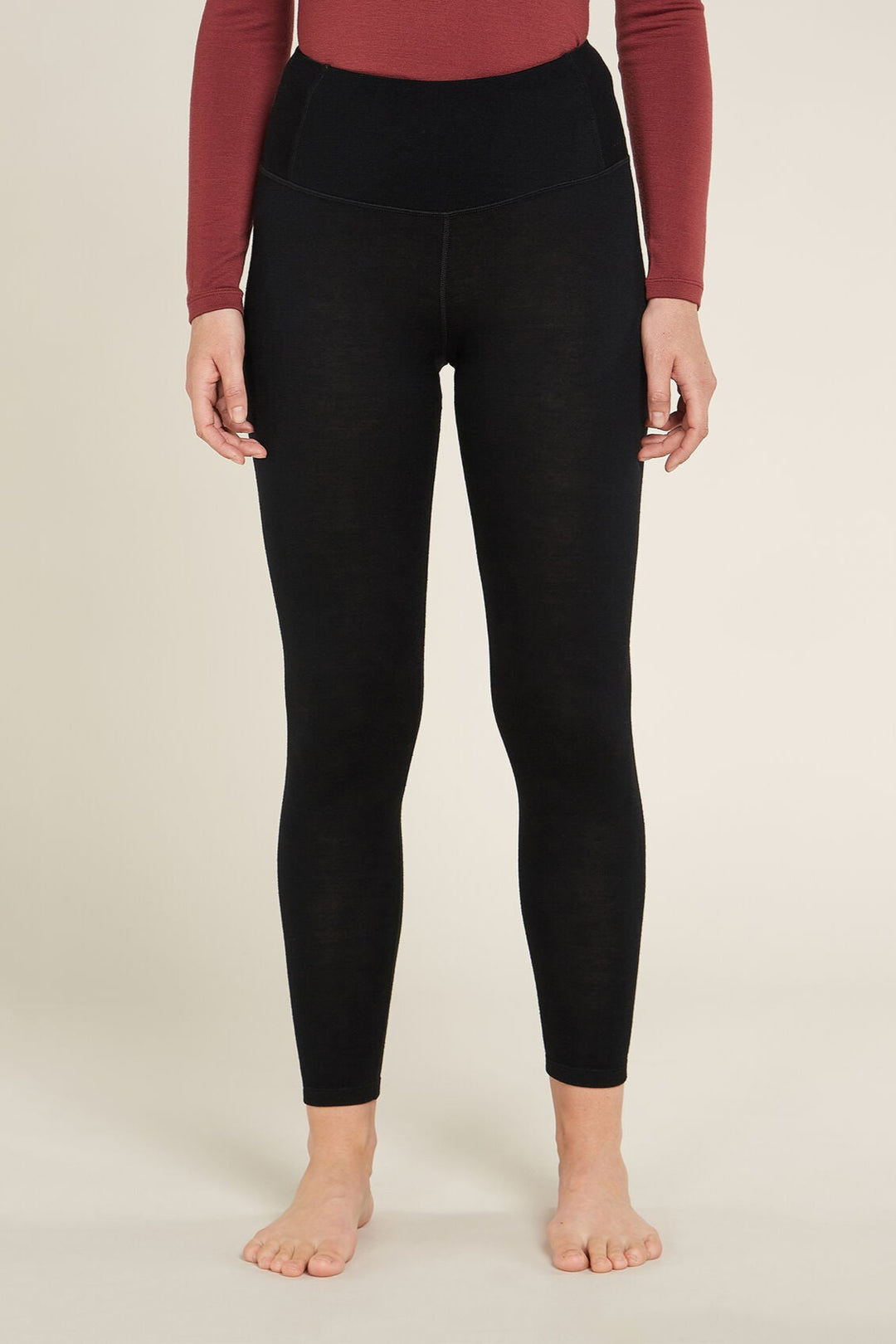 Womens Merino 260 Tech High Rise Thermal Leggings Black 0A5726