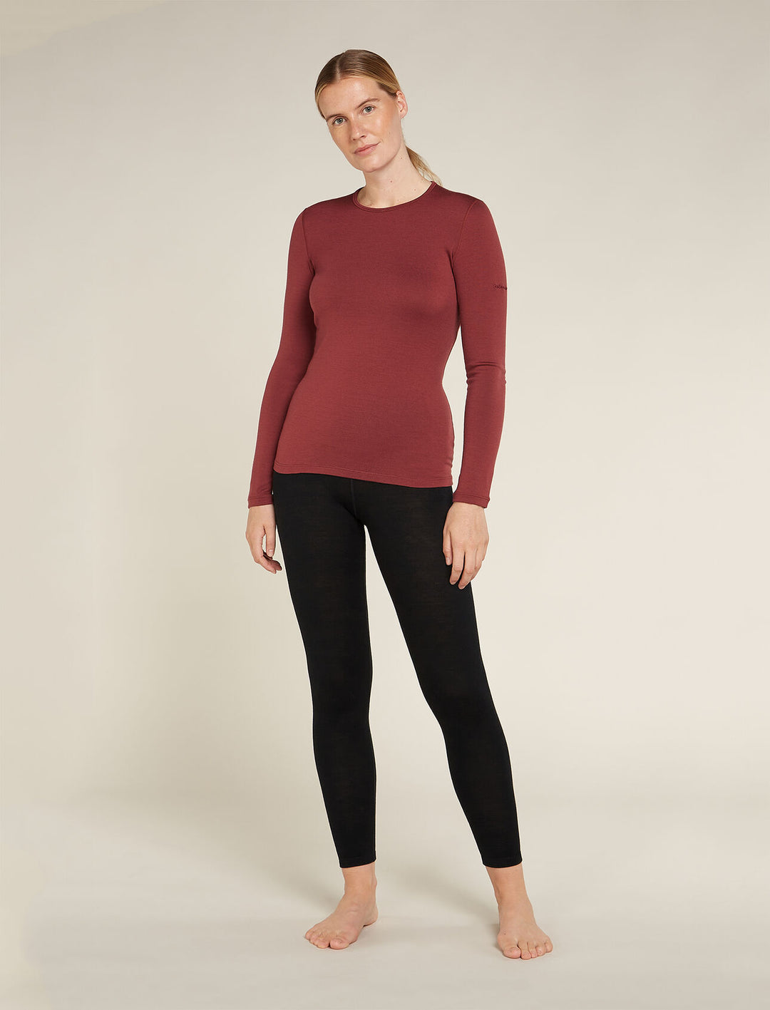 Womens Merino 260 Tech High Rise Thermal Leggings Black 0A5726
