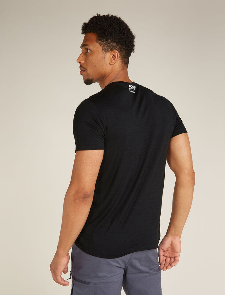 Mens Merino 150 Tech Lite SS T-Shirt POW Black 0A572N