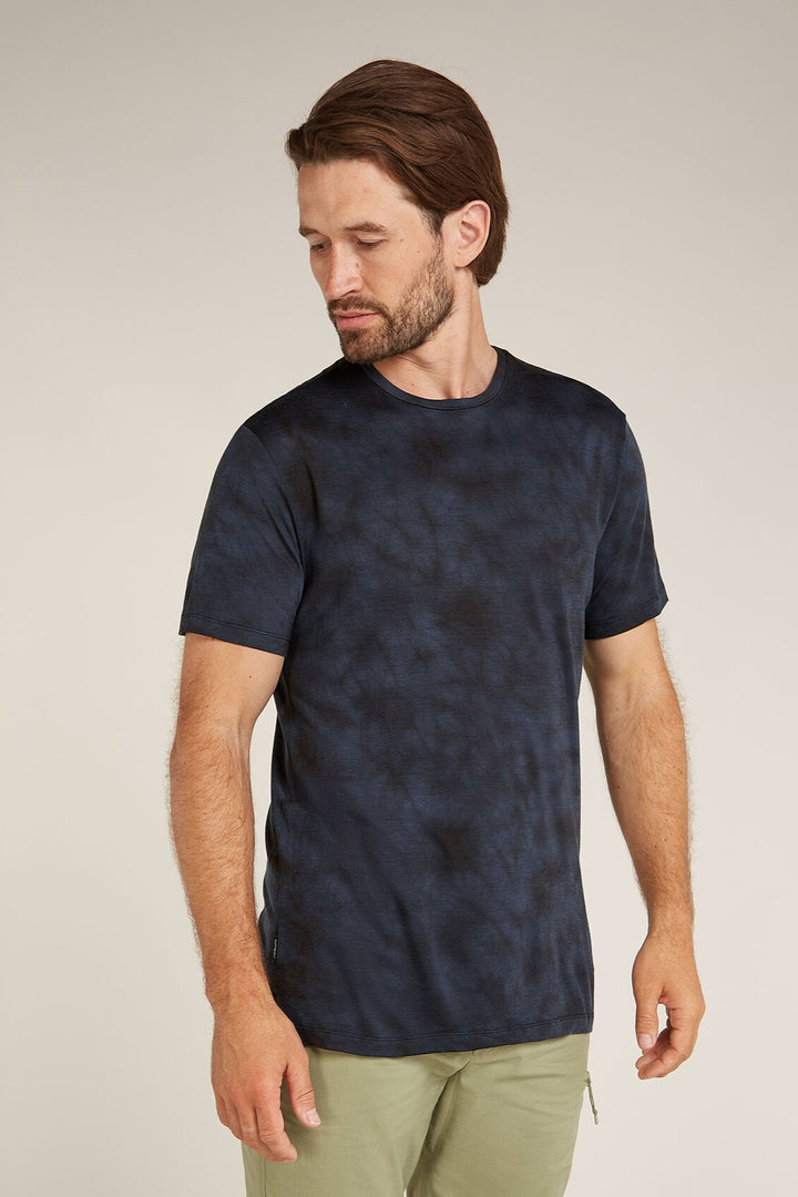 Mens Merino Blend 125 Cool-Lite™ Sphere SS T-Shirt Cloud Dye Graphite/Black 0A572P