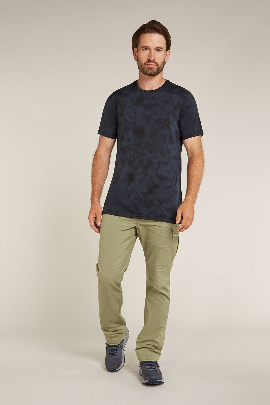 Mens Merino Blend 125 Cool-Lite™ Sphere SS T-Shirt Cloud Dye Graphite/Black 0A572P