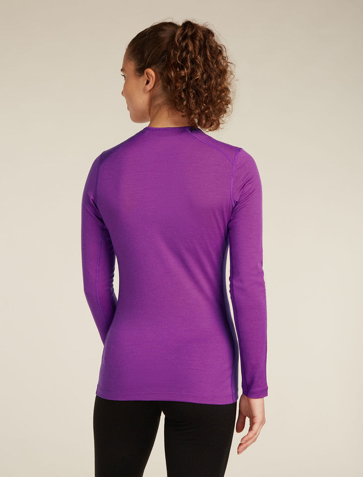 Womens Merino 200 Oasis Long Sleeve Crewe  Mountain Pulse Passion 0A574V