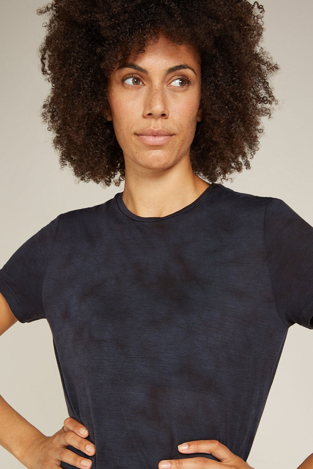 Womens Merino Blend 125 Cool-Lite™ Sphere SS T-Shirt Cloud Dye Graphite 0A5753