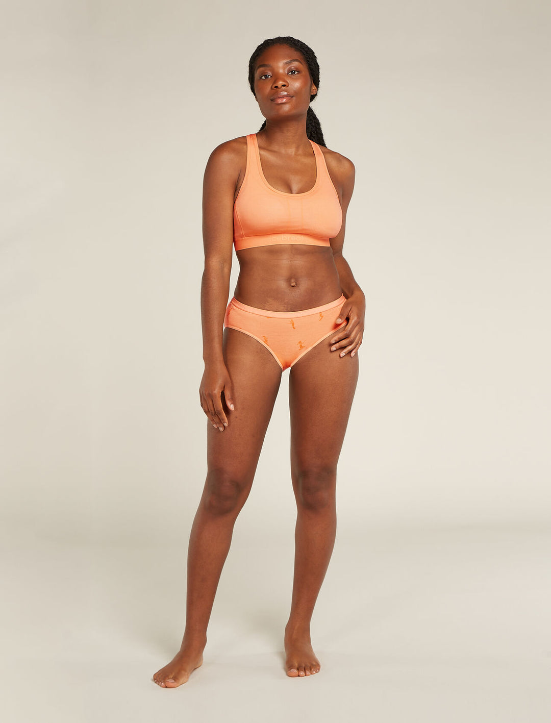 Womens Merino Blend 125 ZoneKnit™ Racerback Bra