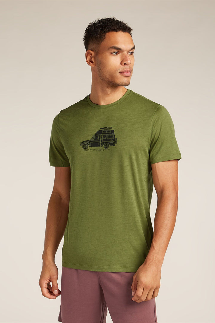 Mens Merino 150 Tech Lite S S T-Shirt Cosy Camper Sphagnum A576E
