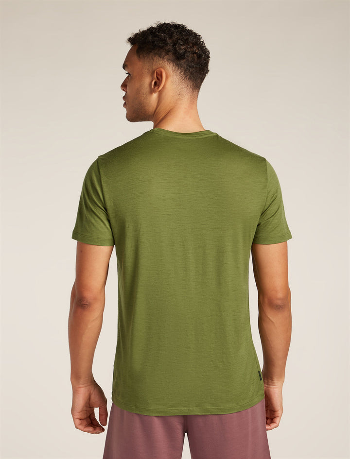 Mens Merino 150 Tech Lite S S T-Shirt Cosy Camper Sphagnum A576E