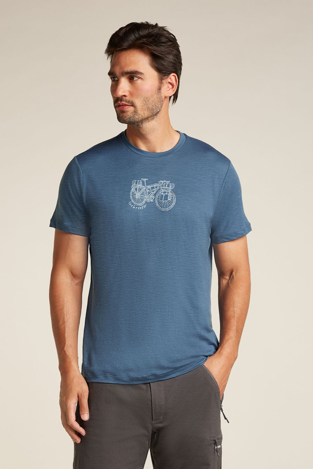 Mens Merino 150 Tech Lite Short Sleeve T-Shirt Adventure Ride Dawn 0A576I
