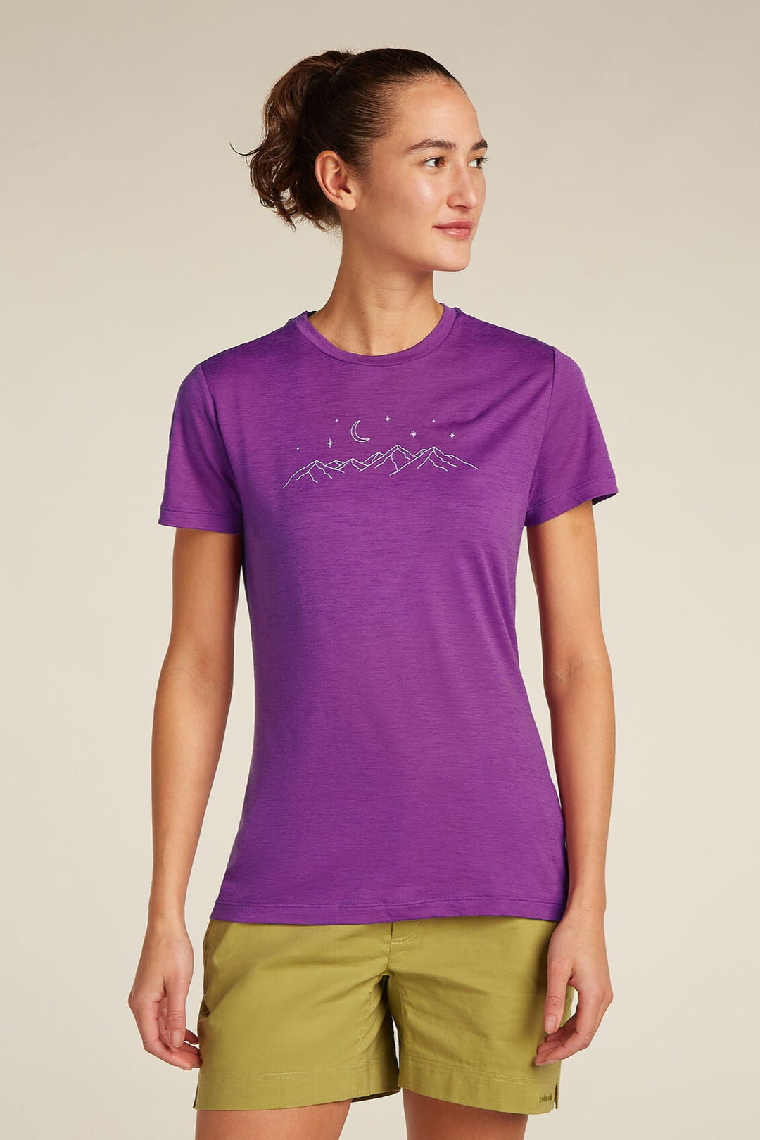 Womens Merino 150 Tech Lite S S T-Shirt Sparkling Stars Passion 0A576M