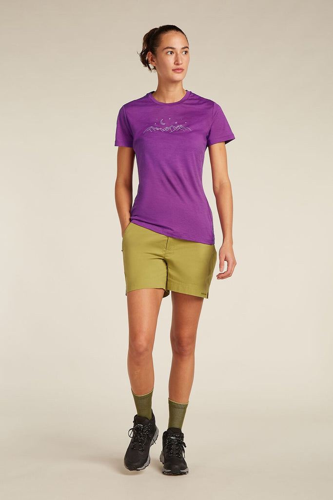 Womens Merino 150 Tech Lite S S T-Shirt Sparkling Stars Passion 0A576M