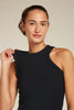 Womens Merino Blend Rib Lotus Tank Black 0A5779