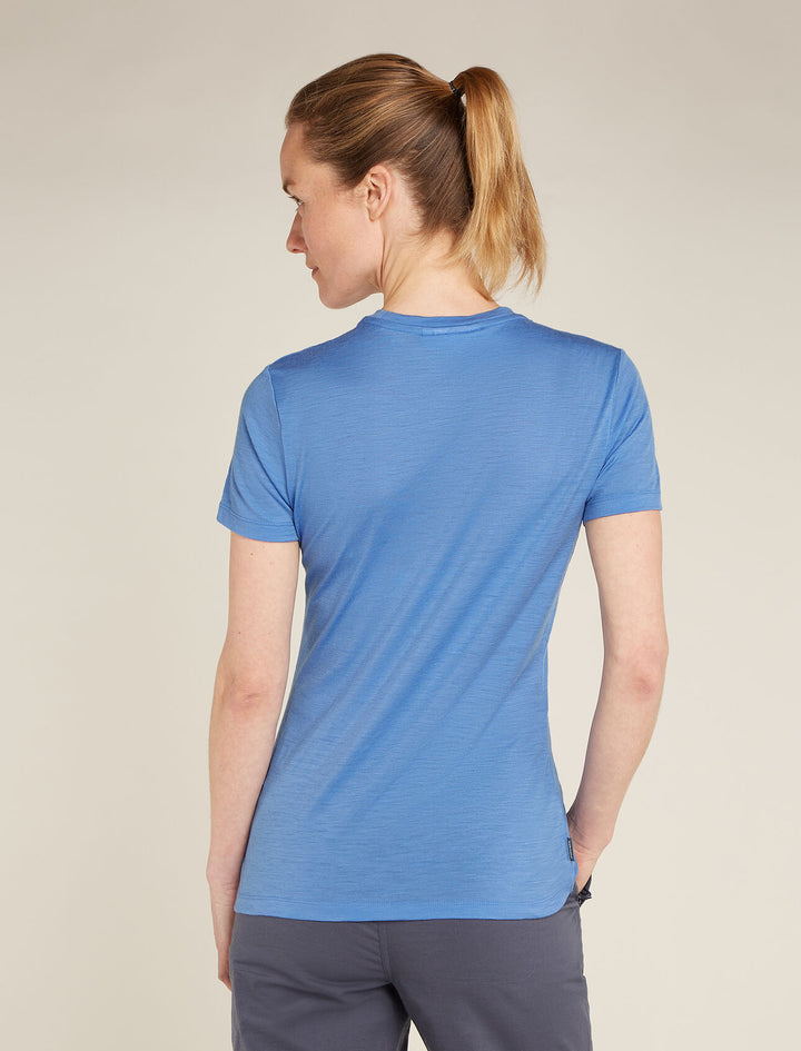 Womens Merino 150 Tech Lite SS T-Shirt Camping Lines Baja 0A577W