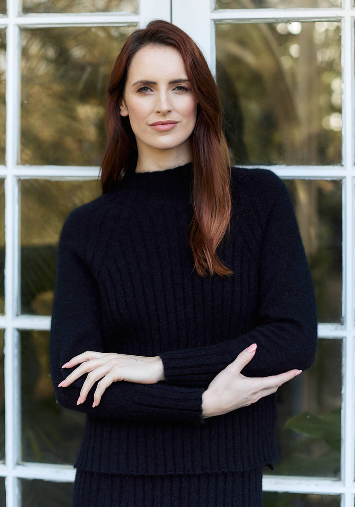 Womens Emilia Sweater Jet 100212