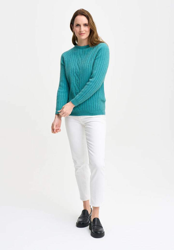 Womens Brittany Crew Glacier  100294