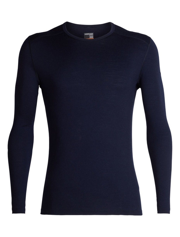 Mens 200 Oasis LS Crewe-Icebreaker-The WoolPress Arrowtown